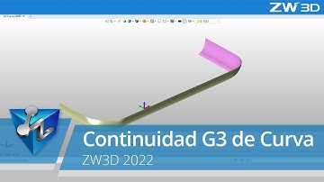 Continuidad G3 de Curva | ZW3D 2022