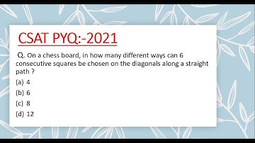CSAT PYQ 2021 Permutation and Combination #upsc  #csat   #prelims  #csat2022 #uppsc