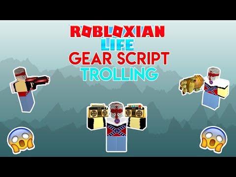 Roblox Robloxian Life Exploit Trolling Trolling Kids With Gears