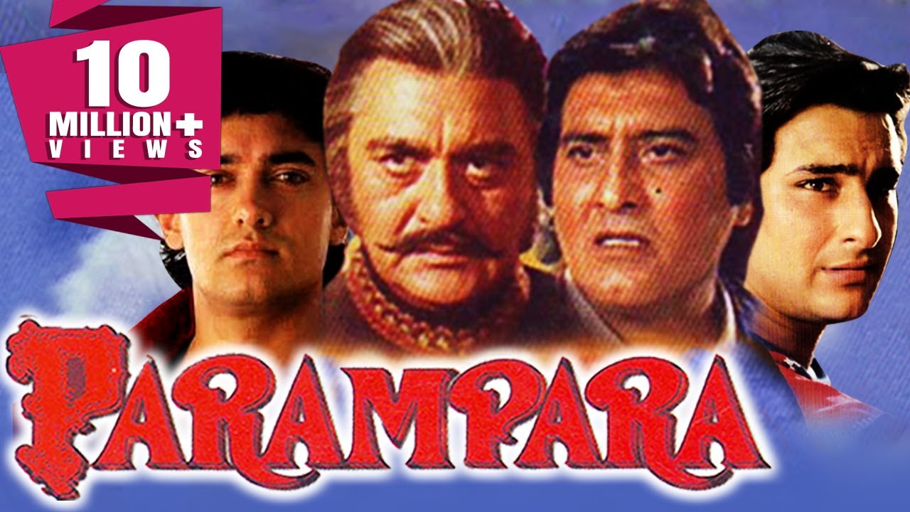 Parampara 1993 Full Hindi Movie  Aamir Khan Saif Ali Khan Vinod Khanna Raveena Tandon