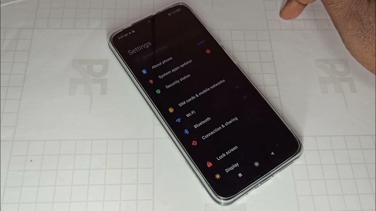 Redmi note 9 сброс