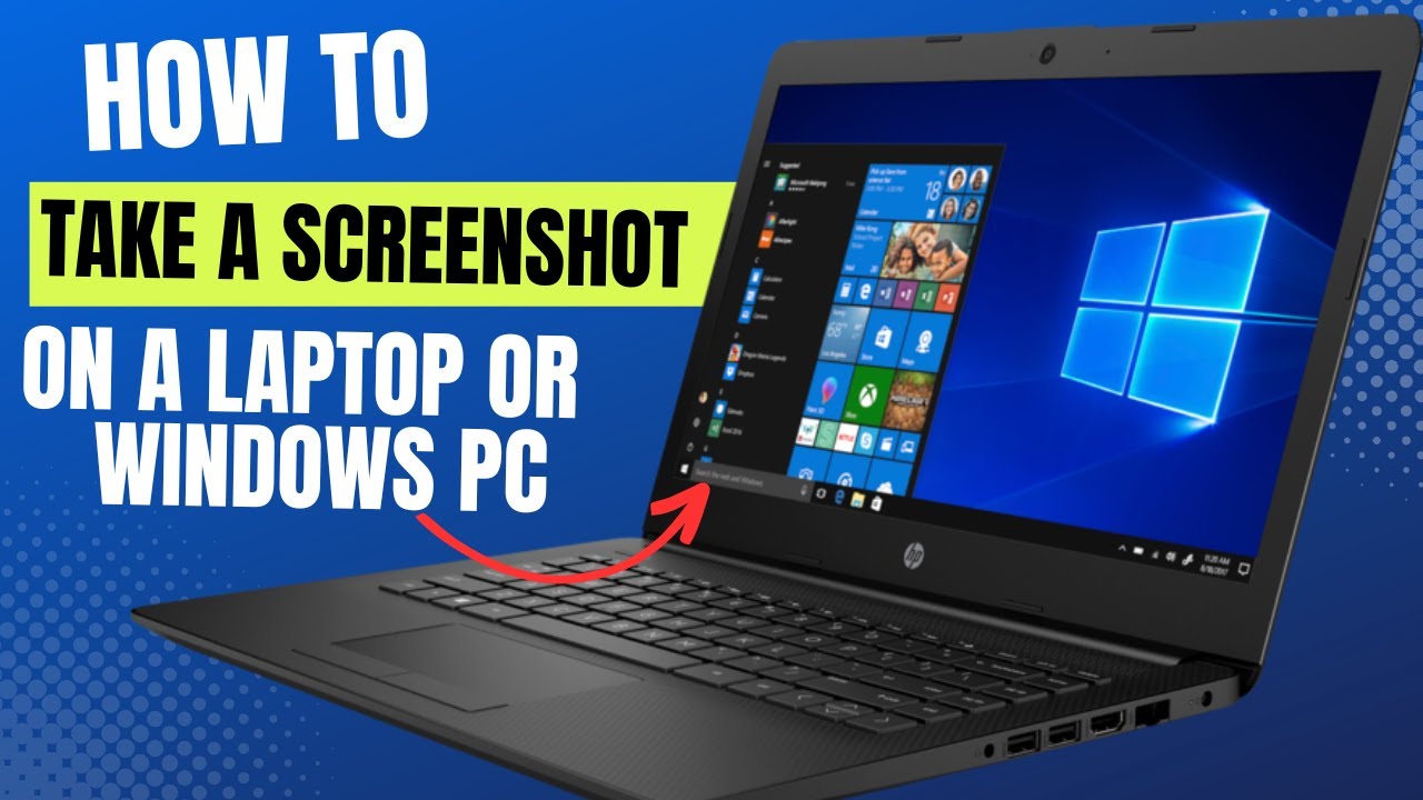 How to take a screenshot on Windows PC or Laptop || How to Screenshot ...