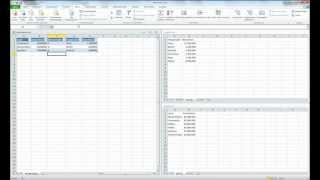 Excel 2010: Excel-Tabellen mit SQL/Query auslesen Teil1