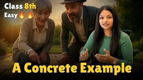 A Concrete Example🔥🔥| Class 8 English Poem | Hindi Animated Explanation | Reginald Arkell