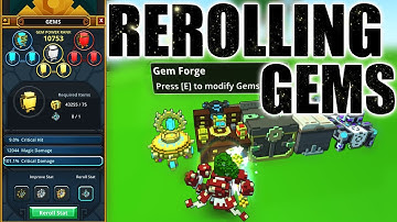 REROLLING GEMS AND IMPROVING GEMS IN TROVE – Let’s Play Trove PTS #32