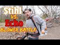 Stihl VS Echo Backpack blower battle