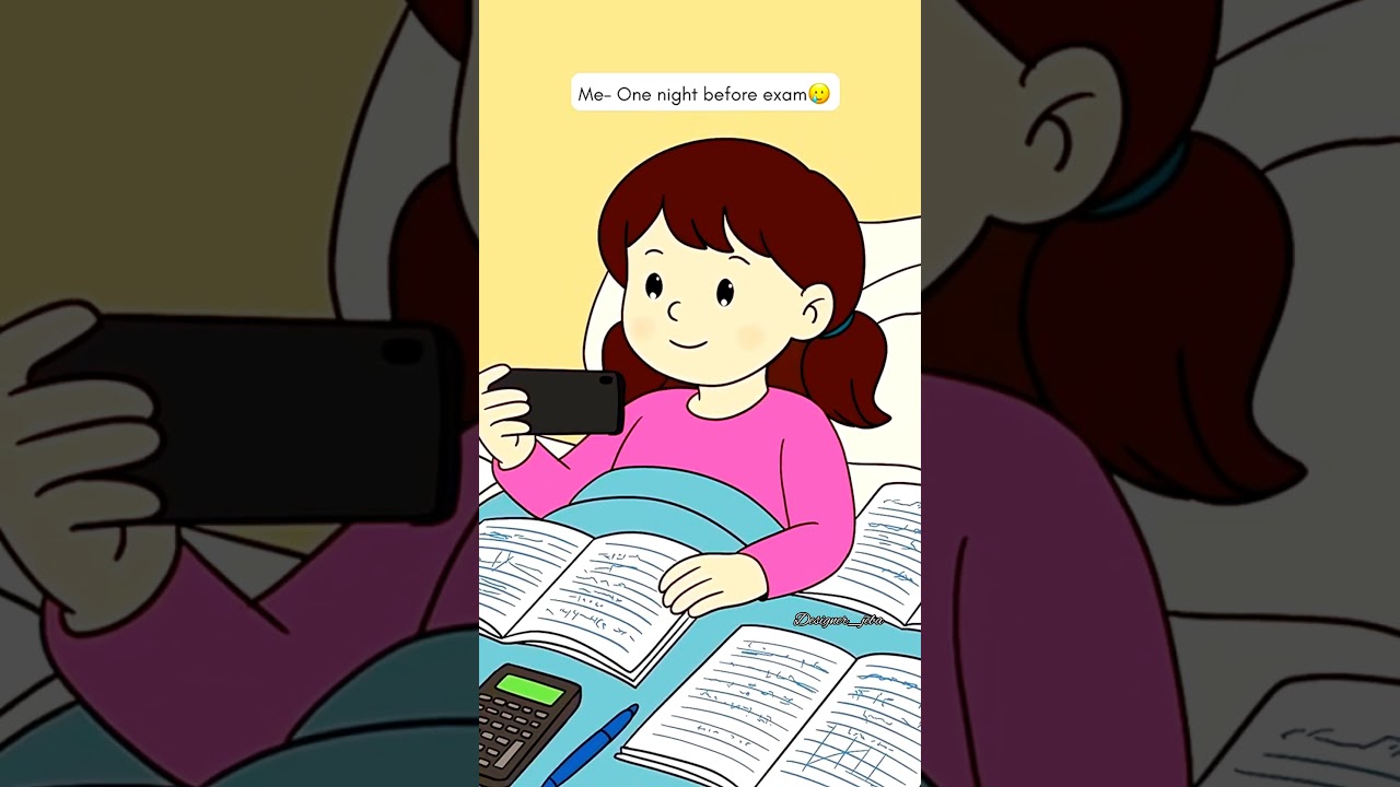 One night before exam 🥲/ 