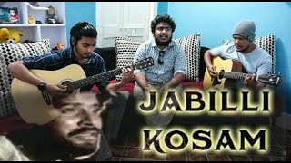 Video thumbnail of "Jabilli Kosam | Guitar Cover | veda vyas"