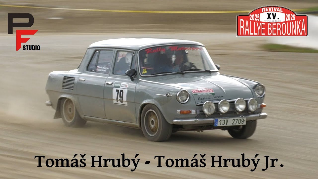Tomáš Hrubý - Tomáš Hrubý Jr. - Škoda 1000 MB - XV. Rallye Berounka Revival 2025