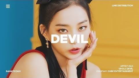 CLC (씨엘씨) - Devil | Line Distribution