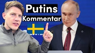 Putin Kommenterar Sveriges Natomedlemskap 