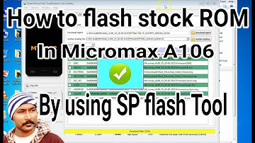 How to flash stock Rom/firmware on Micromax A106/How unbrick micromax unite 2