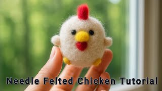 Cute Felt Chicken Tutorial | Relaxing DAISO Craft for Beginners