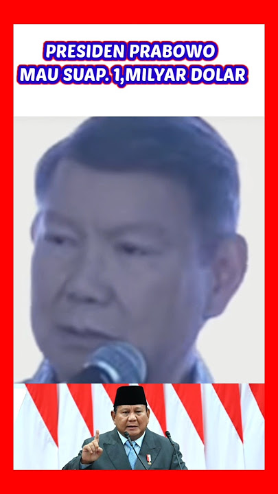 Prabowo mau disuap#shortvideo