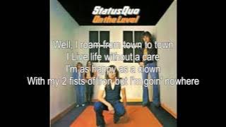 Status Quo The Wanderer (lyrics)