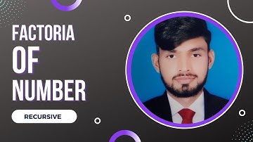 FACTORIAL RECURSIVE WAY | FACTORIAL USING RECURSION - PYTHON PROGRAMMING