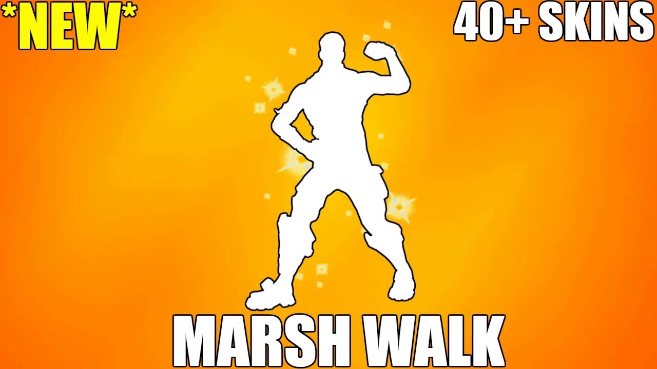 FORTNITE MARSH WALK EMOTE (1 HOUR) YouTube