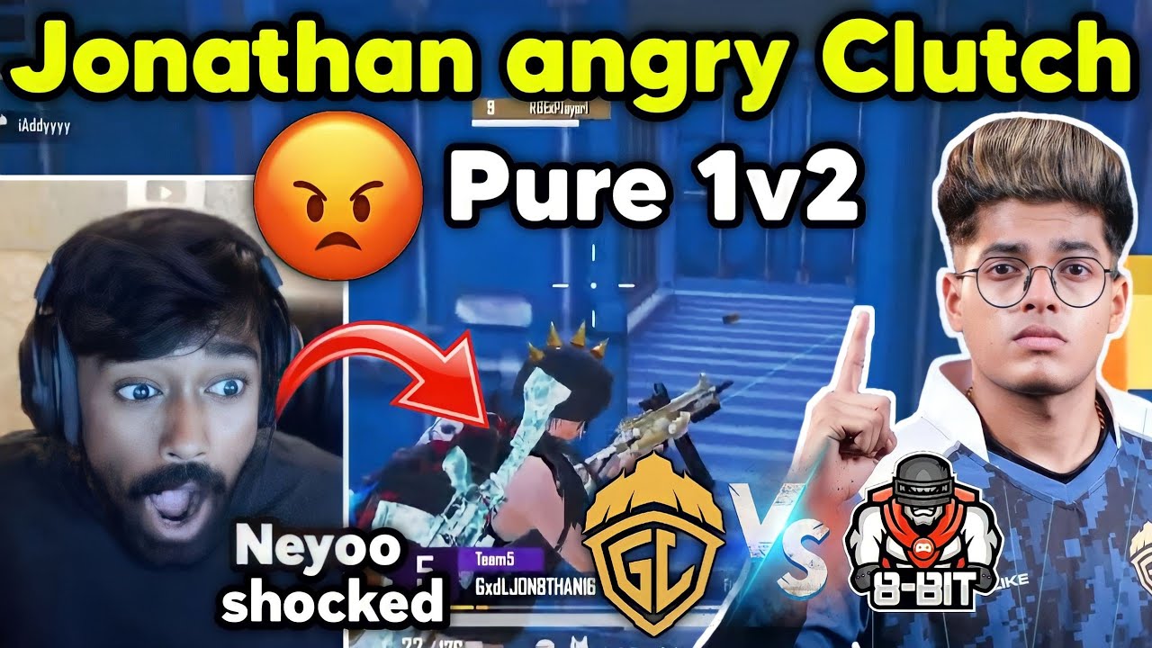 Neyoo full shocked by Jonathan pure 1v1 😲 Godlike welcome Rge in ...