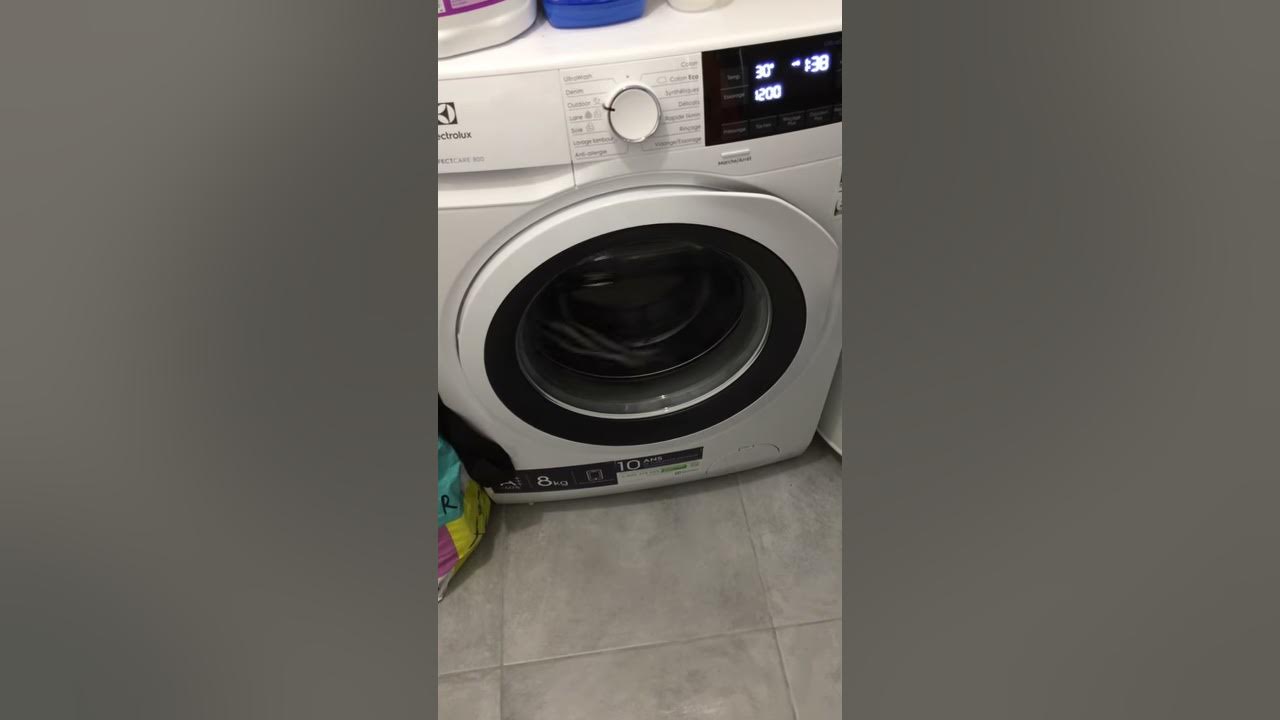 Test du bruit du lavelinge Electrolux EW8F3841SP pendant l