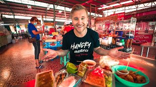 $1 Street Food in Bangkok / THAI Food for 30 Baht / Thailand Floating Market Tour