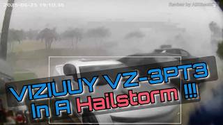 VIZIUUY AOV Security Camera Review: 2K Solar WiFi Cam Survives Intense Hail Storm