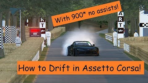 How to drift in Assetto Corsa 2023! (900 degrees no assists)