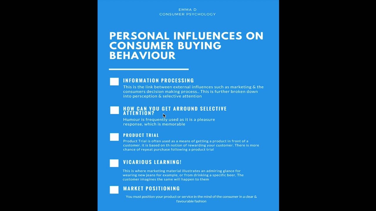What influences buying behavior What influences buying behavior