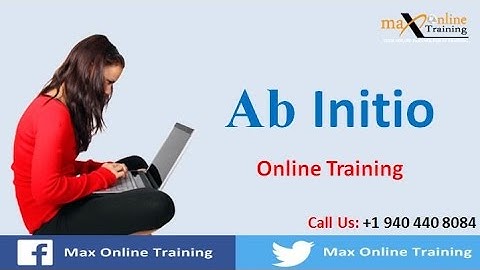 Abinitio Online Training | Online Abinitio Training - maxonline  training