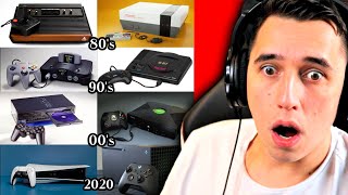 REACTING to EVERY Video Game Console commercial From 1982 - 2020 (Atari, NES, Sega, N64, PS1, Xbox)