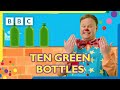 Ten green bottles nursery rhyme  mr tumble and friends