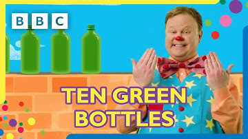Ten Green Bottles Nursery Rhyme | Mr Tumble and Friends