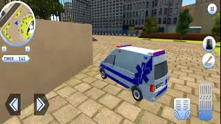 Roof Jumping Emergency Ambulance Rescue Simulator - Android Gameplay TGFV screenshot 4