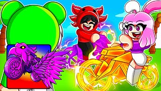 I Pretended To Be A NOOB In Roblox BIKE OBBY, Then Used My $148,492 Bike!