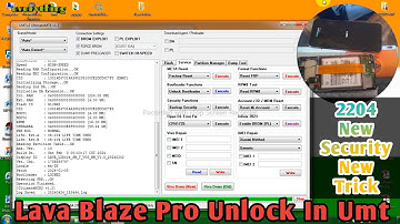 Lava Blaze Pro (LAVA LZX404 ) Password Frp Unlock By Umt / 2024 New Sacurity Mtk Cpu Phone Unlock