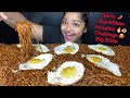 10 packet spicy black bean noodles challenge spicy samyang noodles eating challengeeating show