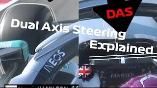 F1 2020 Testing: DAS - Mercedes Steering Wheel
