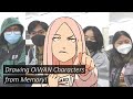 Drawing OiWAN Characters from Memory!