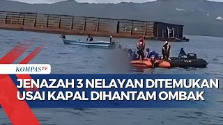 Jenazah 3 Nelayan Asal Poso Ditemukan di  Perairan Bahodopi Usai Kapal Dihantam Ombak