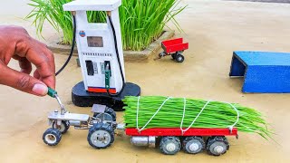 diy tractor mini petrol pump best science project ||@KeepVilla