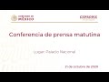 Conferencia de prensa matutina del miércoles 21 de octubre 2020