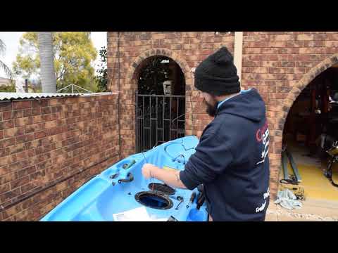 How to Install a Sounder on a Kayak - Lowrance Hook 2 