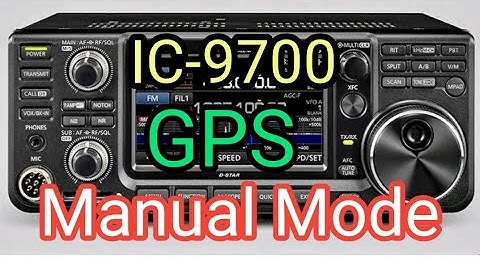 ICOM IC-9700 Add GPS Position & External GPS