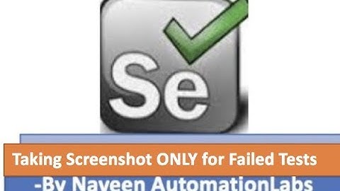 Taking ScreenShot ONLY for Failed Tests in Selenium using TestNG Listener