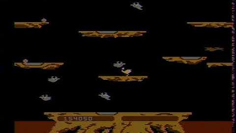 Atari 8-bit Joust - ostrich can