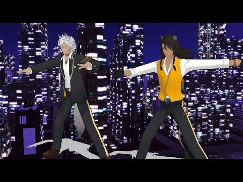 【ツイステMMD】ジャンキーナイトタウンオーケストラ　ジャック&レオナ
