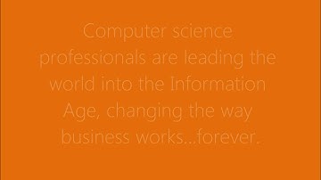 MU Computer Science Department Welcome video