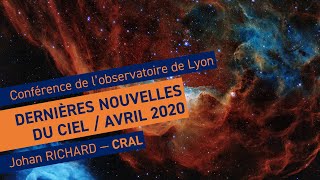 Actualités astronomiques d'avril 2020 | Conférence de l'observatoire de Lyon
