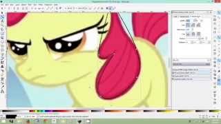 Famous Applebloom, Let's Do This, Vector Time Lapse Profile
