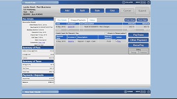 RezExpert - Charges and Payments