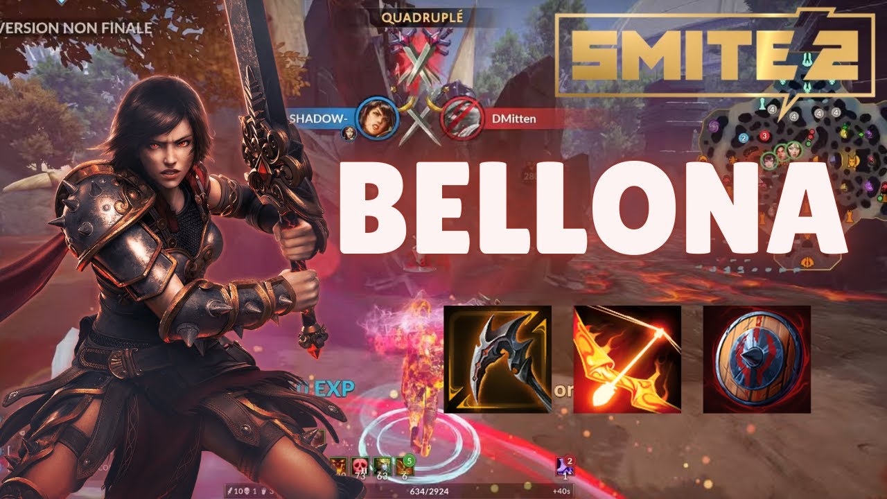 🏹BROKEN BUILD🔥 - BELLONA SOLO SMITE 2 - YouTube